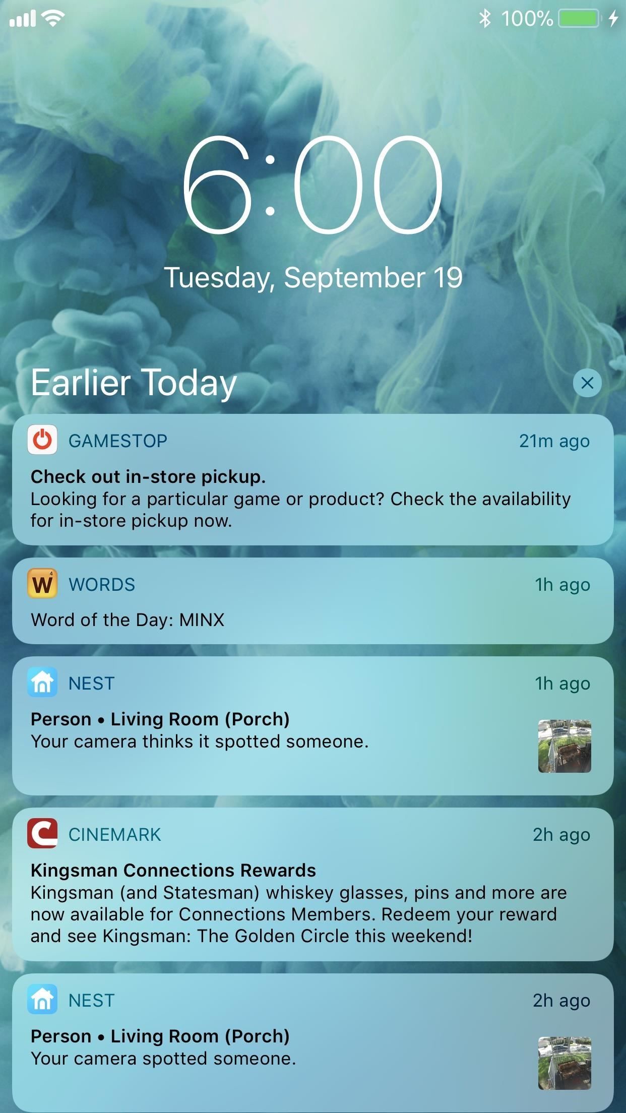 Получите максимум от iOS 11's New Lock Screen-Style Notification Center