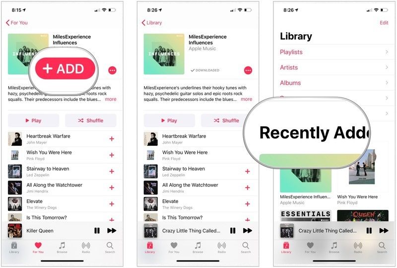 Apple Music добавить плейлист