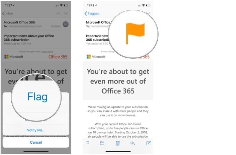 Помеченное сообщение