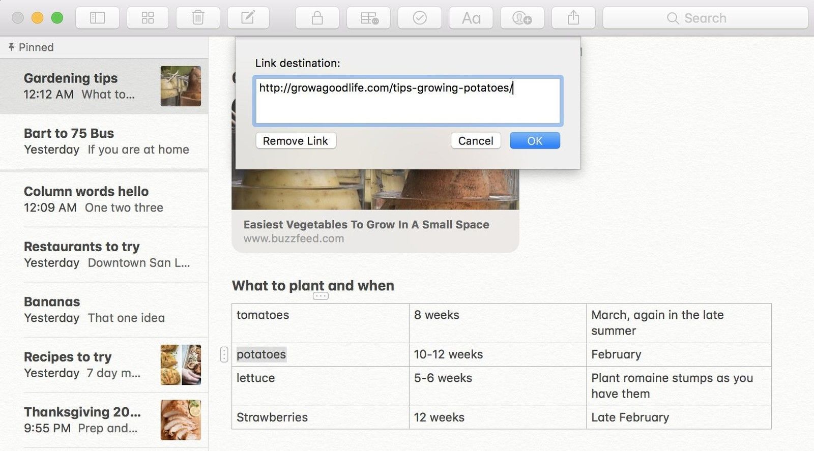 добавление ссылки