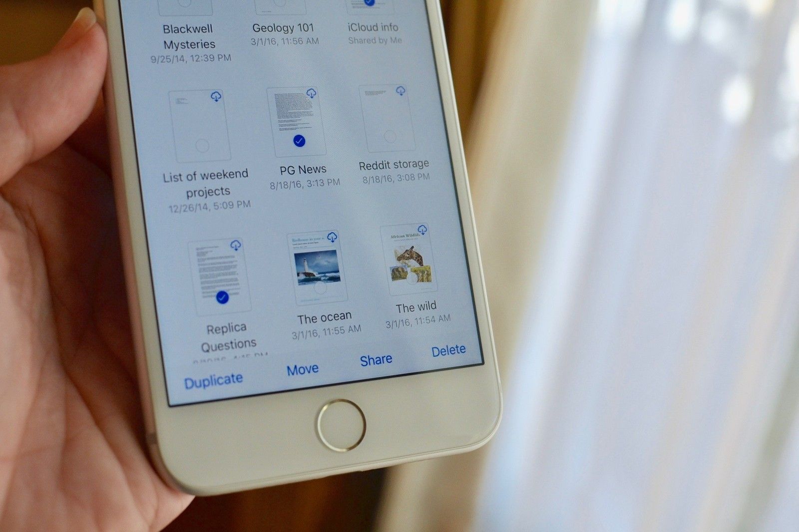 iCloud Drive на iPhone