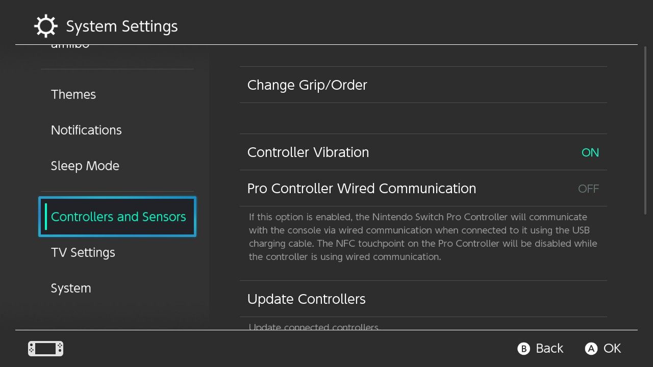 Выберите контроллеры и датчики