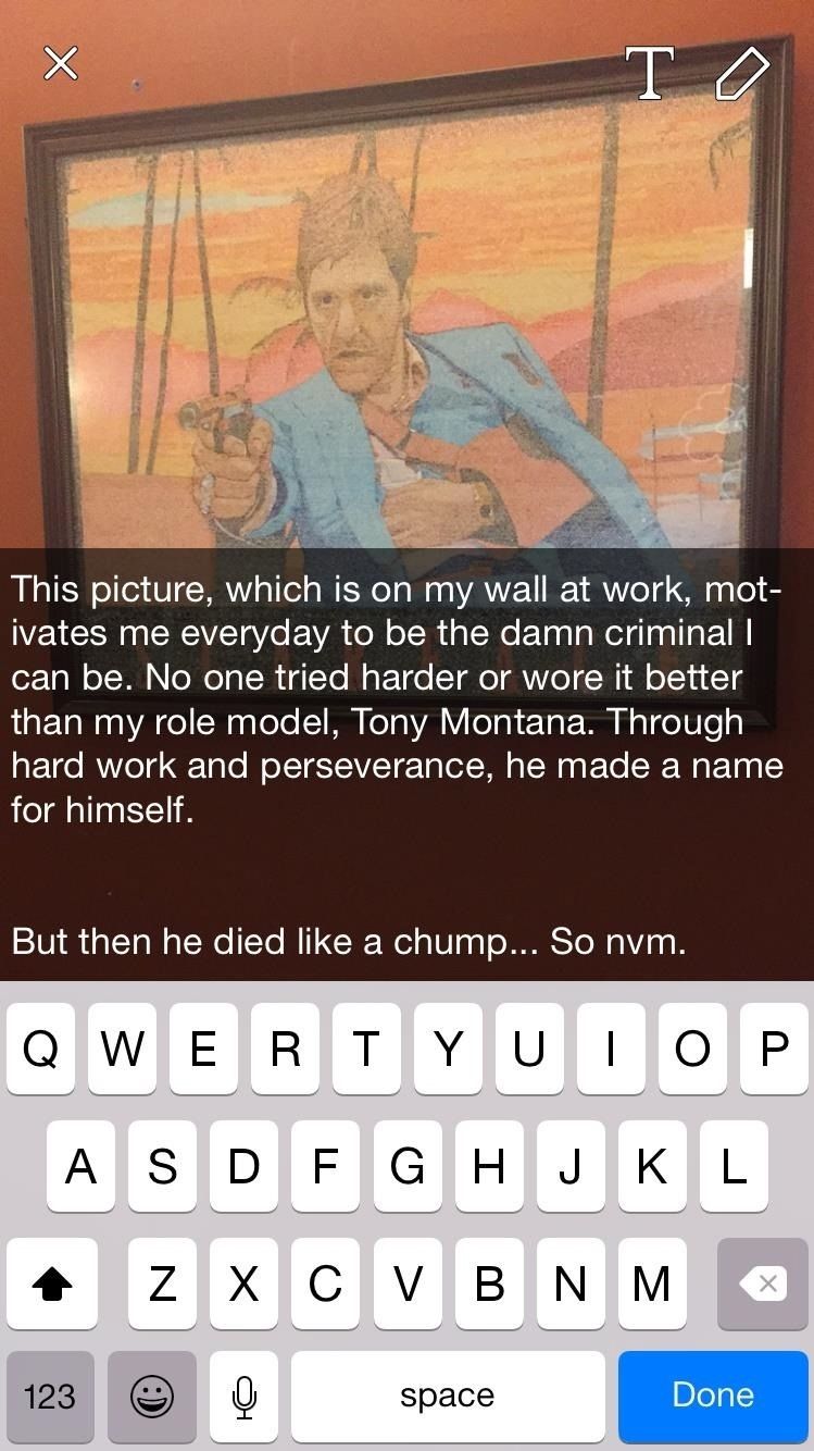 Как обойти Snapchat's Caption Character Limit on Your iPhone