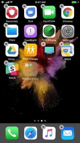Как переместить несколько приложений для домашнего экрана одновременно
