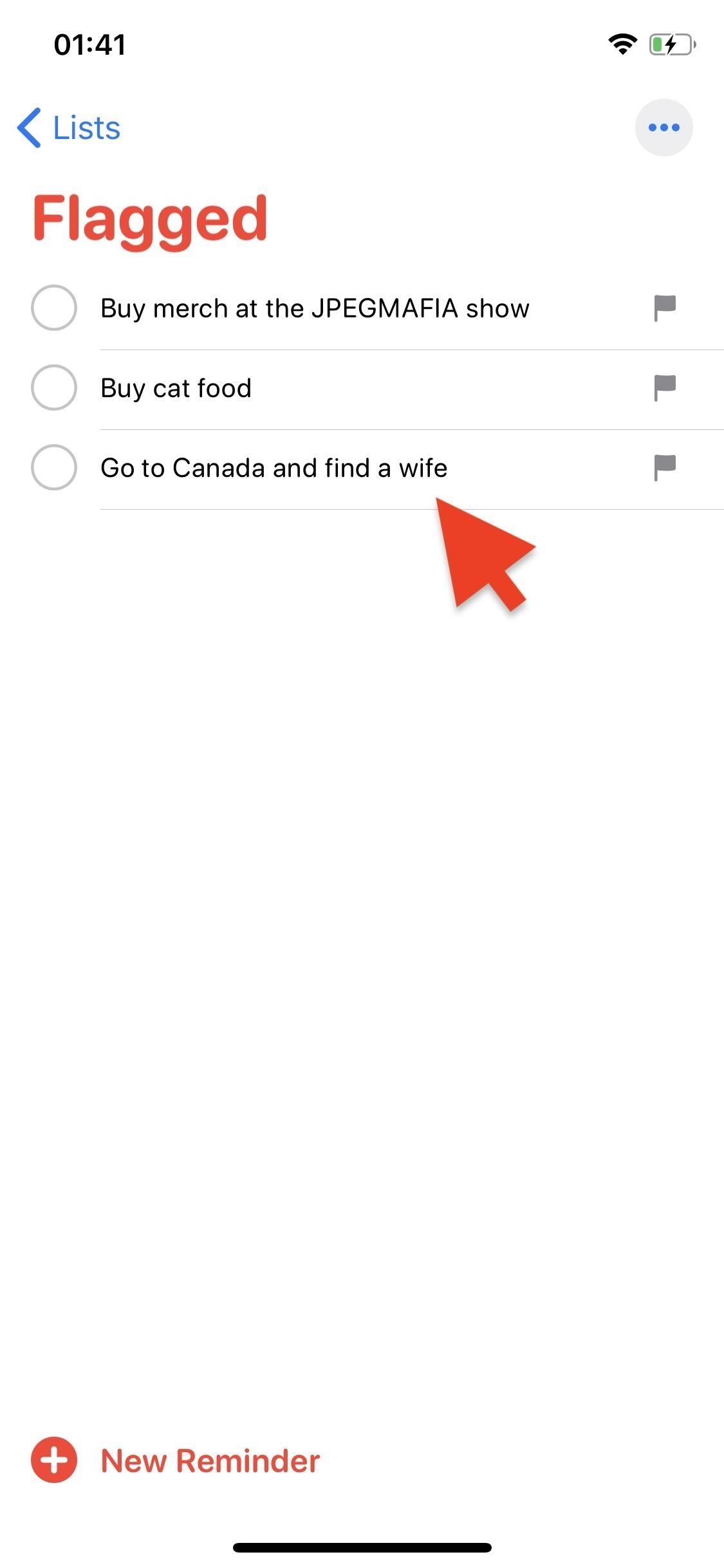 Как пометить важные напоминания в iOS 13, чтобы их было легче найти