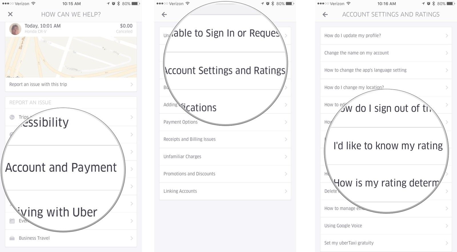 Нажмите учетная запись и оплата, затем нажмите настройки учетной записи, затем нажмите I'd like to know my rating