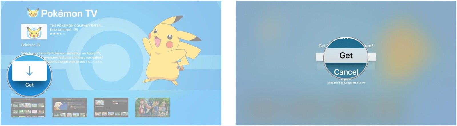 Нажмите «Получить», нажмите «Получить» или «Купить еще раз», чтобы подтвердить