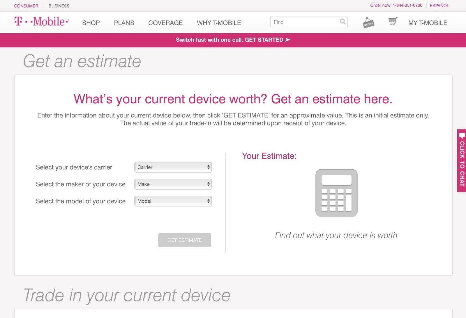 T-Mobile торговля в программе