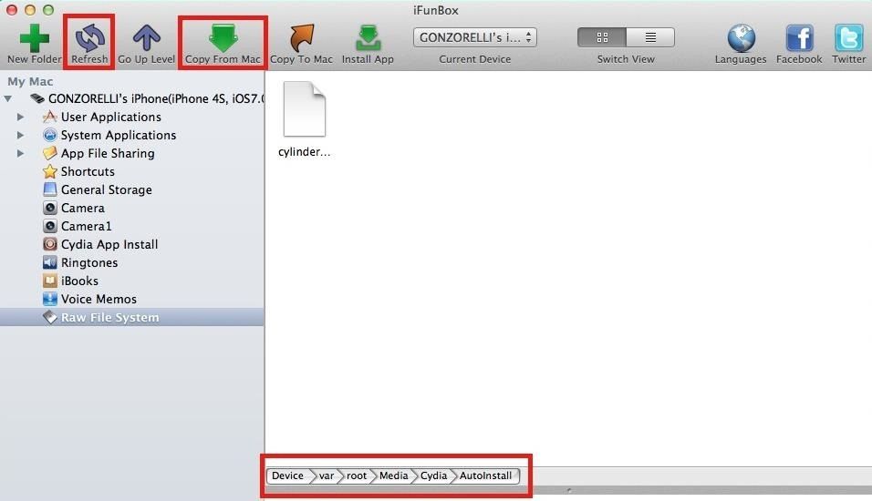 Как установить джейлбрейк-твики на свой iPhone без Cydia или iFile