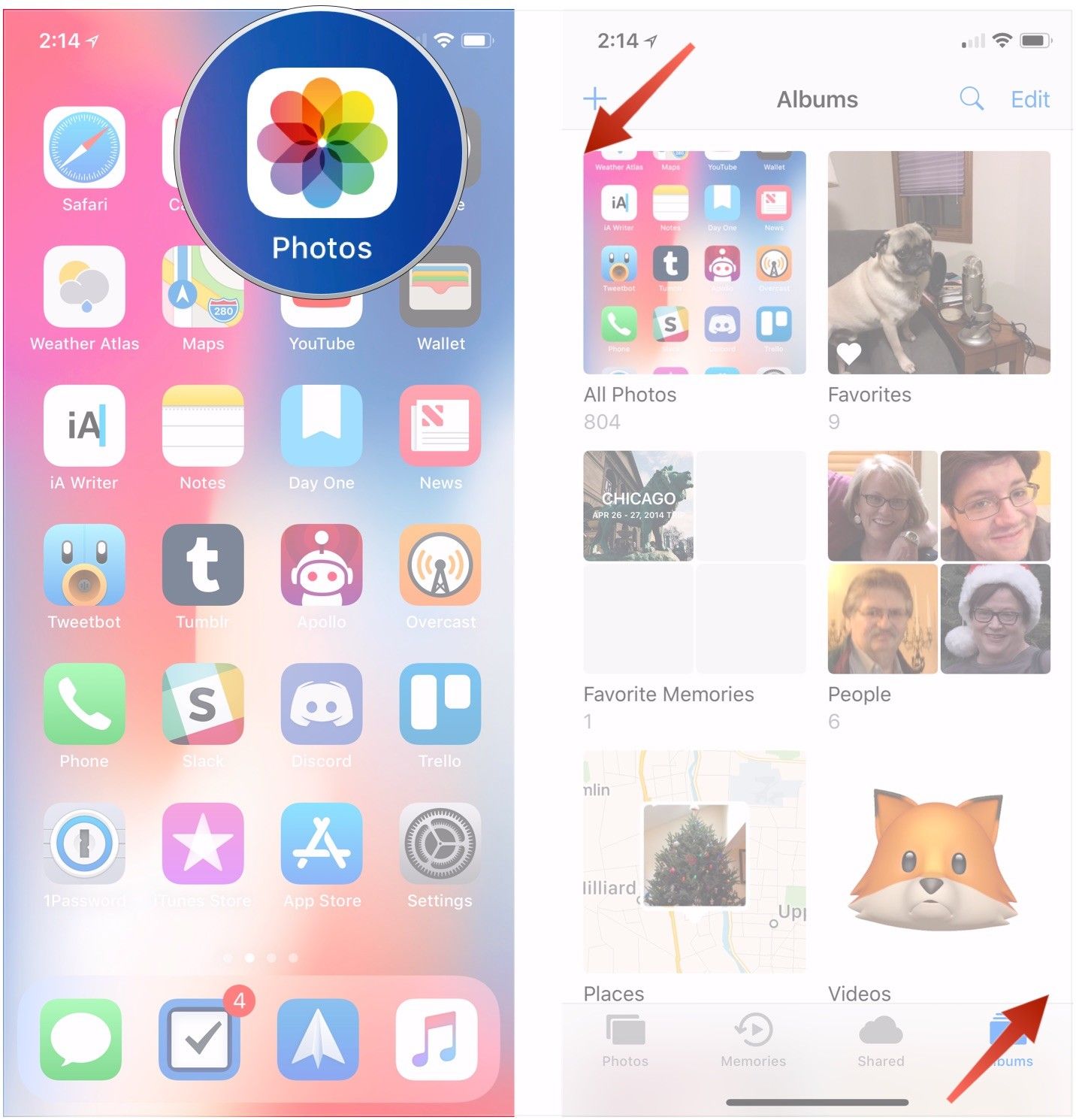 Откройте приложение, поверните телефон