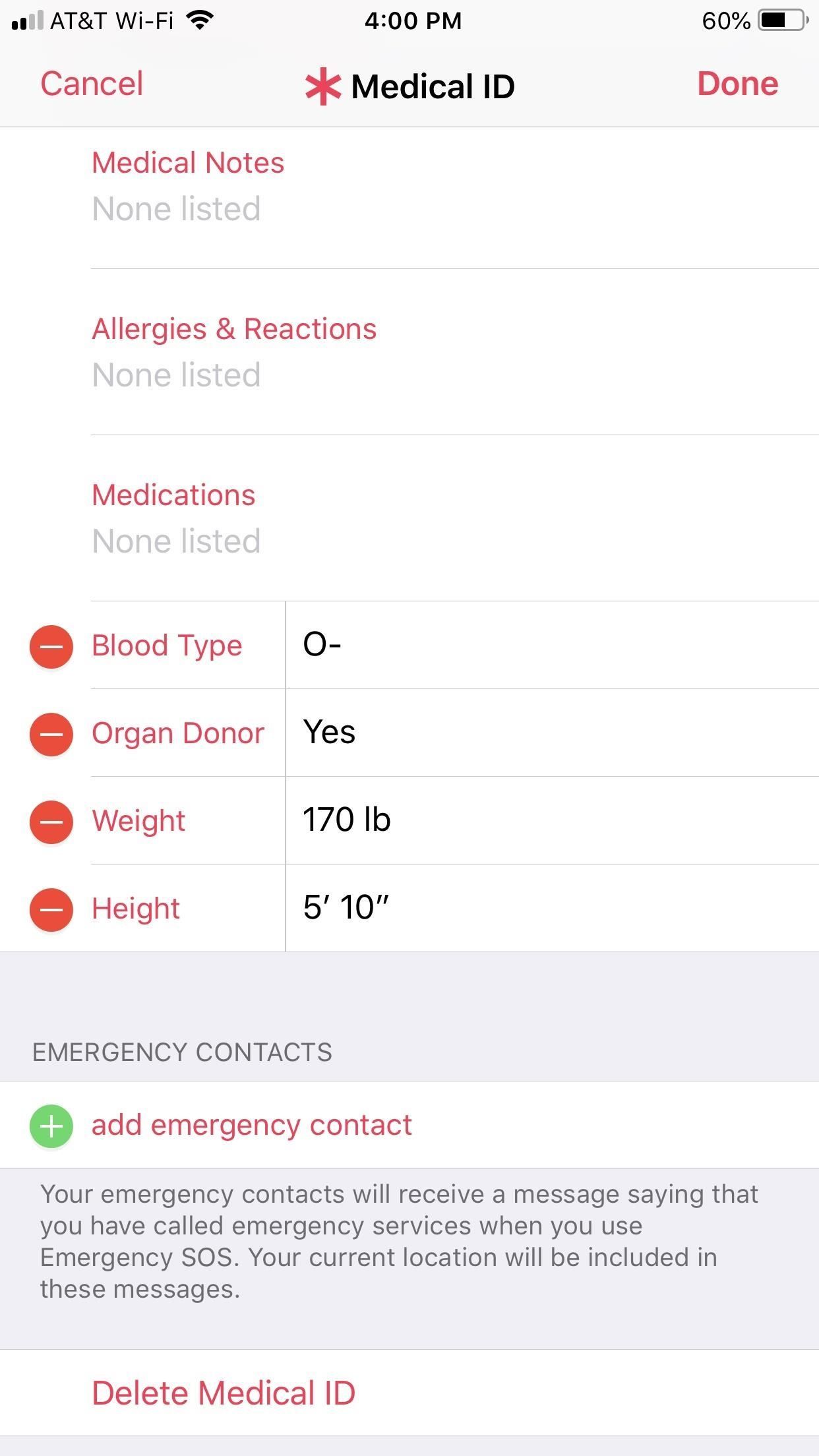 Как добавить карту экстренной медицинской помощи на свой iPhone's Lock Screen with Important Health Information for First Responders