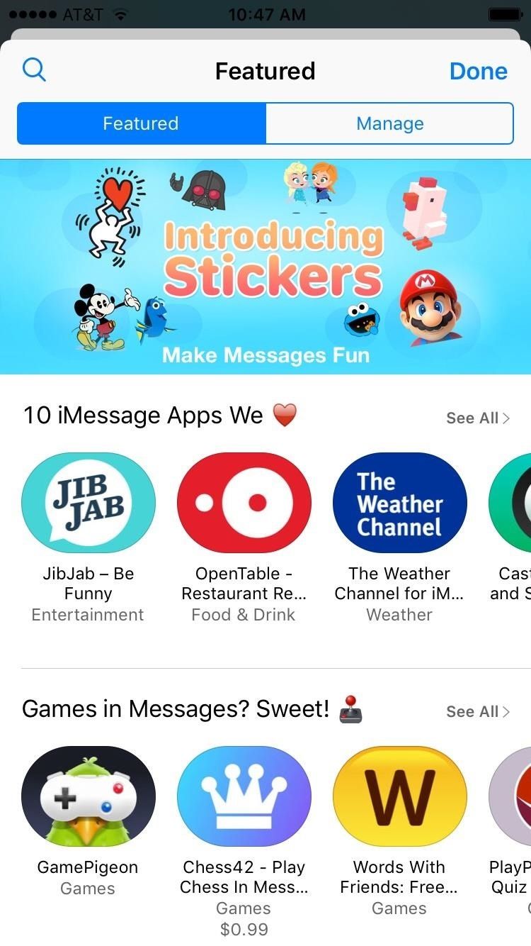 Как использовать новый магазин приложений iMessage в iOS 10 для отправки пользовательских стикеров, информации о погоде и многого другого