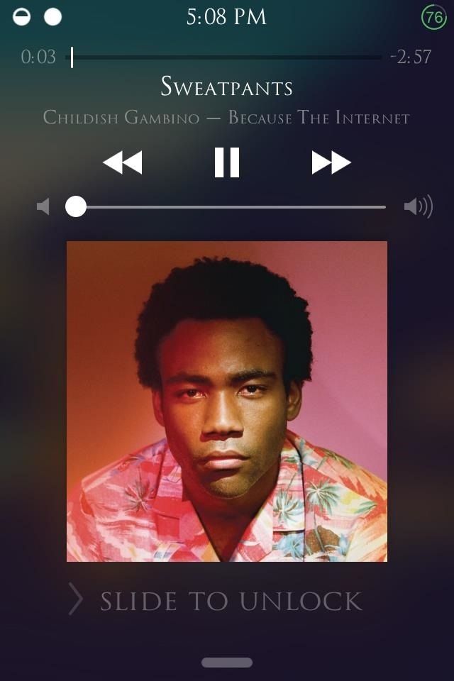 Как избавиться от iPhone's Lock Screen Music Player