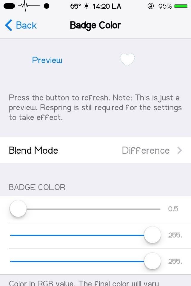Как изменить цвет, положение, форму и размер значков уведомлений о значках в iOS 7 (плюс, Animate Them!)
