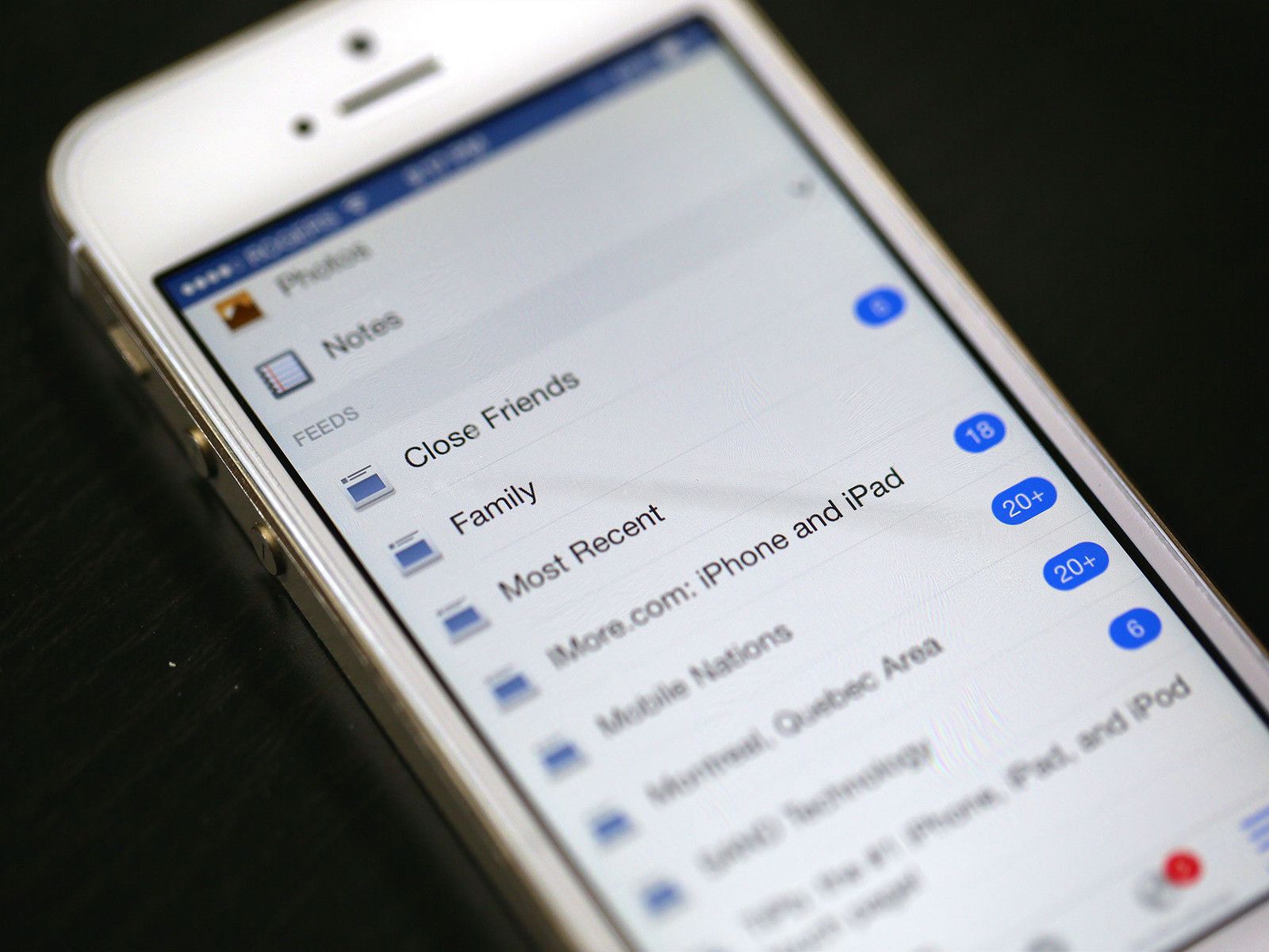 Как найти'Most Recent' Newsfeed in Facebook 10.0 for iOS