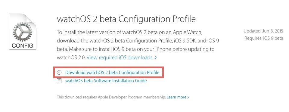 Как получить watchOS 2 Beta на Apple Watch прямо сейчас