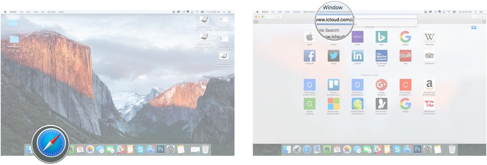Запустите Safari. Введите www.icloud.com/activationlock в адресную строку и нажмите Enter.