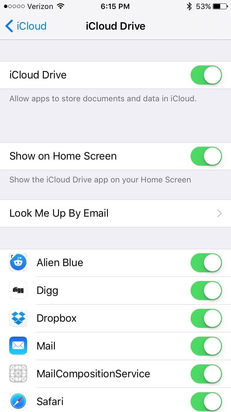 Как разблокировать скрытое приложение iCloud Drive на вашем iPhone в iOS 9