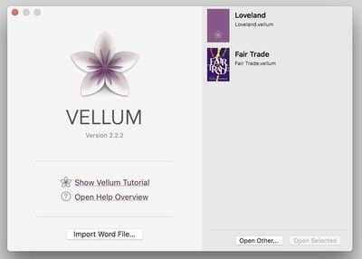 Импортируйте свою рукопись.
