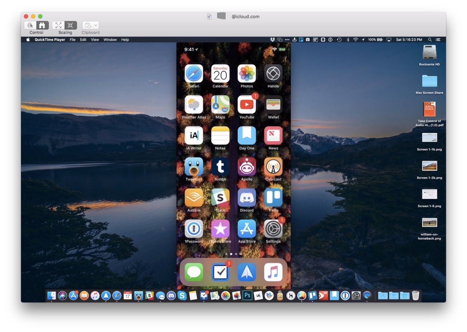 Совместное использование вашего устройства iOS's screen (kind of)
