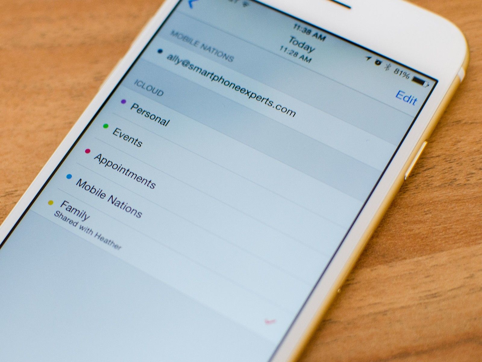 Как использовать семейный доступ с календарями