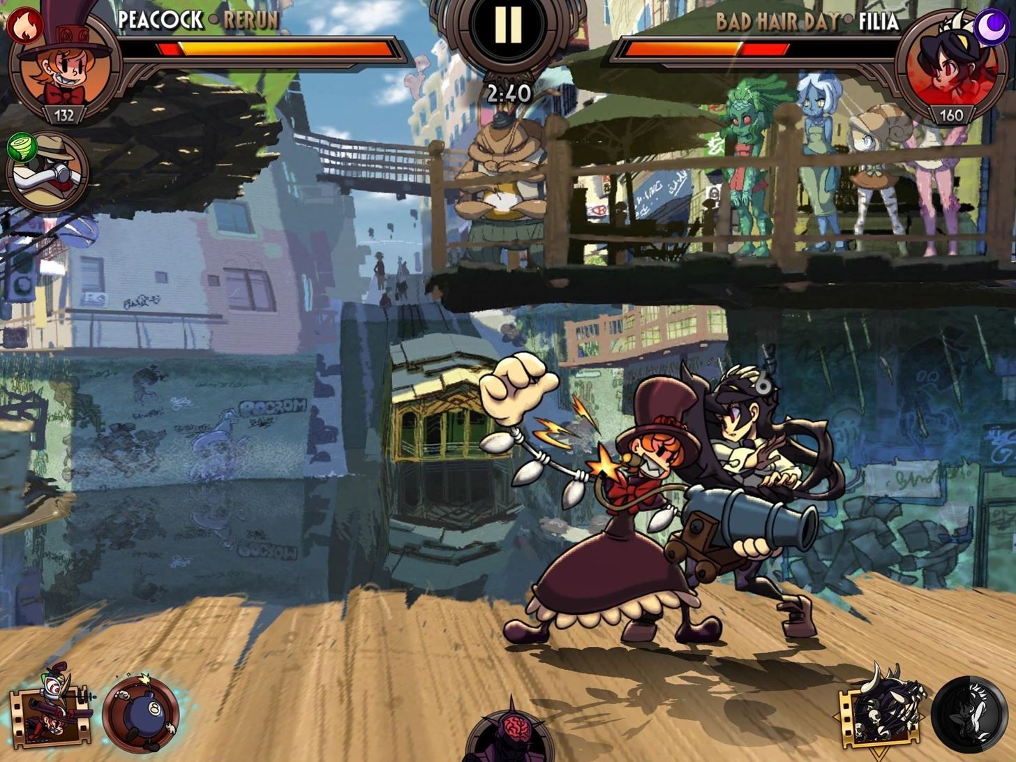 Как играть в skullgirls на клавиатуре