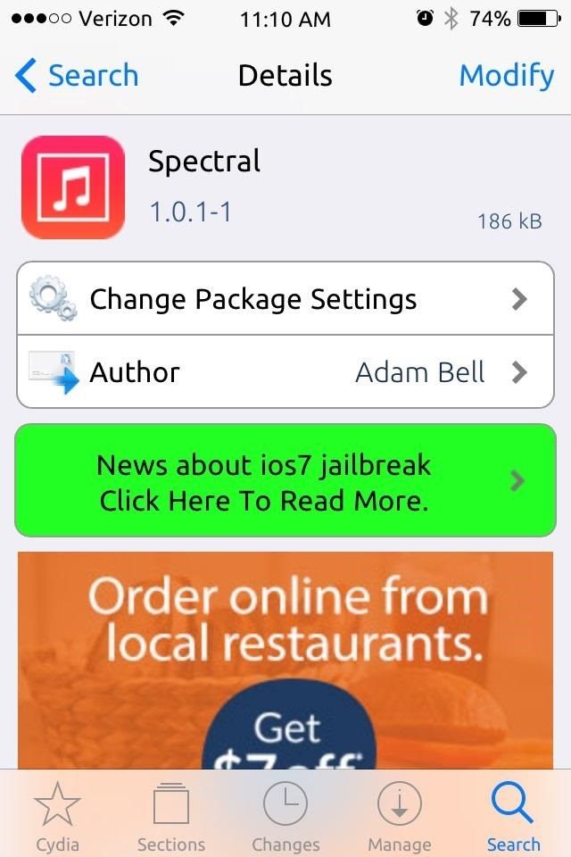 Как добавить обложку альбома Ambient на экран блокировки при прослушивании музыки в iOS 7