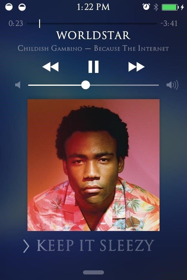 Как добавить обложку альбома Ambient на экран блокировки при прослушивании музыки в iOS 7