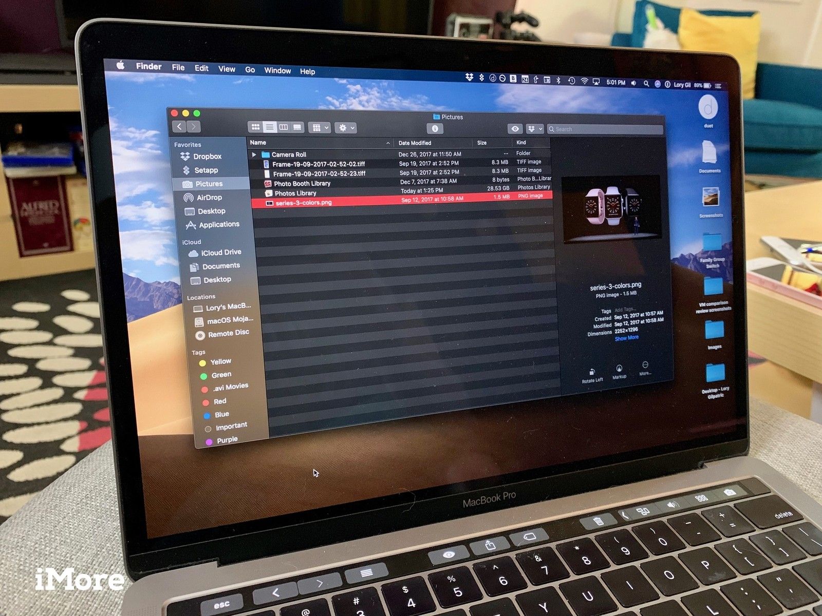 Искатель на macOS Мохаве