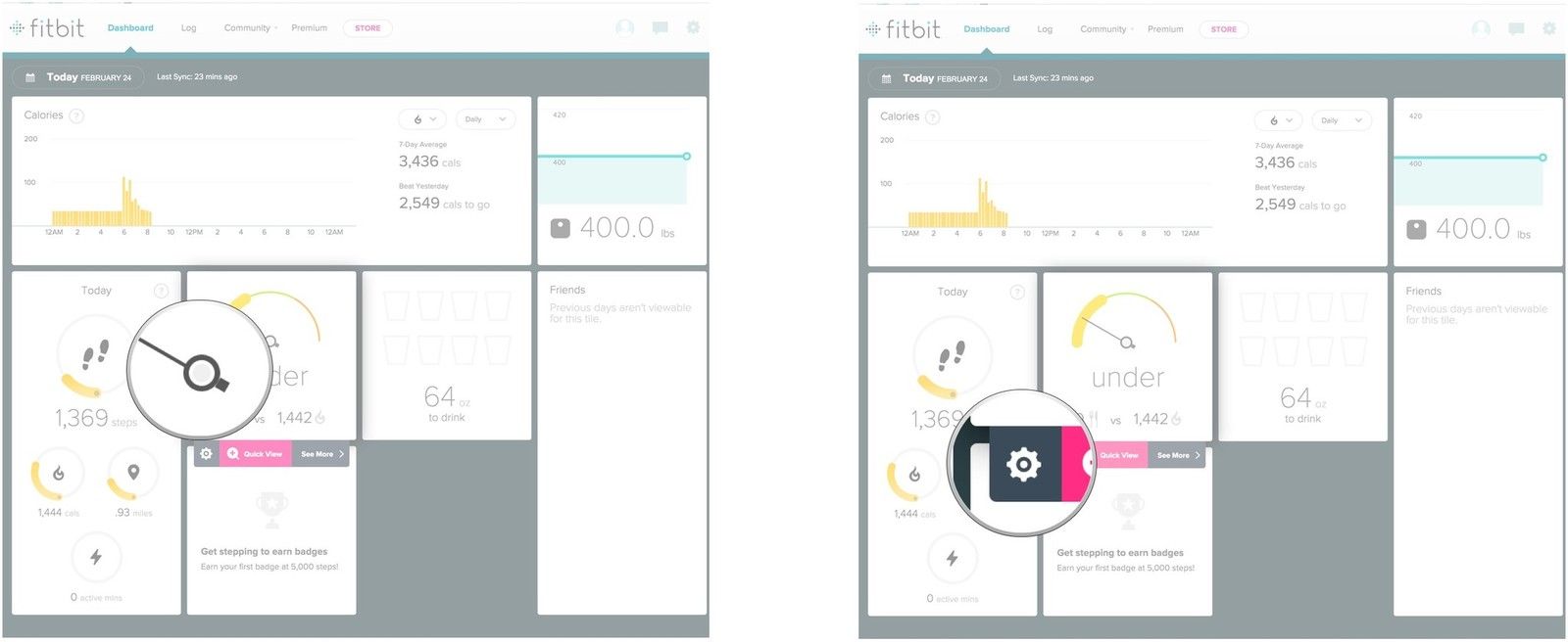Наведите курсор на плитку, которую хотите удалить, нажмите кнопку настроек