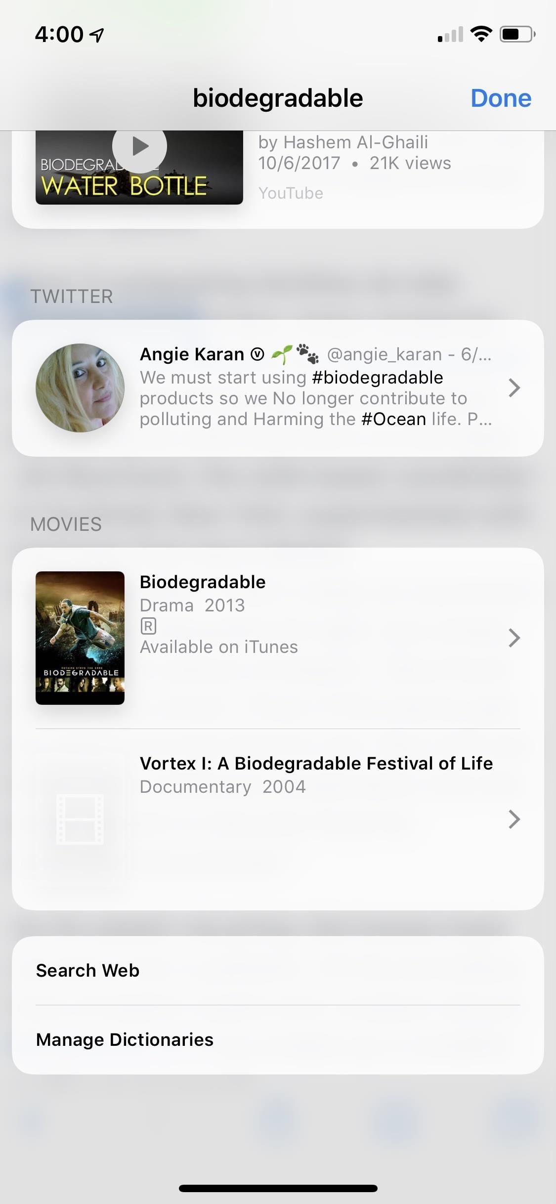 Как использовать скрытый тезаурус на вашем iPhone в iOS 12 для быстрого поиска по синонимам в'Look Up'