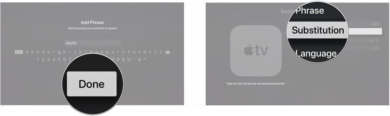 Нажмите Готово, нажмите Замена