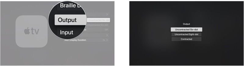Нажмите Вывод, выберите опцию