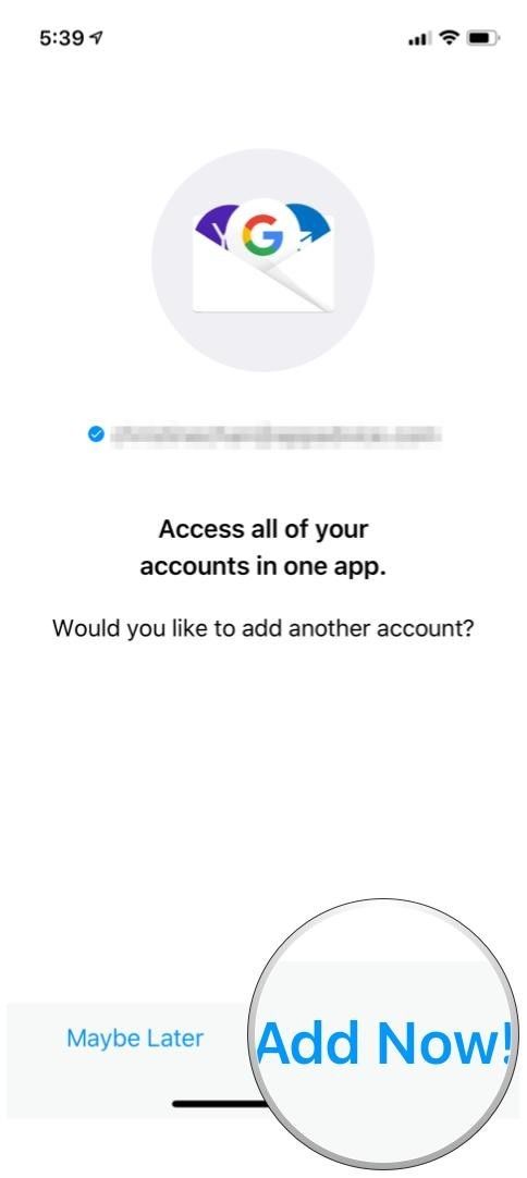 Edison Mail добавить учетную запись несколько настроек
