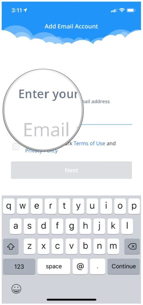 адрес электронной почты для настройки зажигания