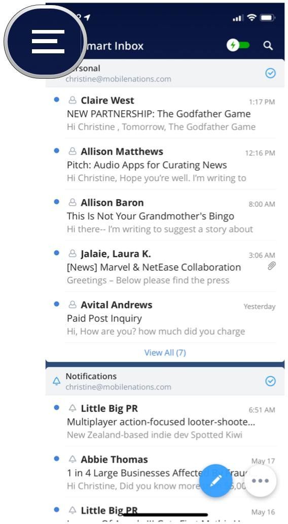 кнопка искровой боковой панели