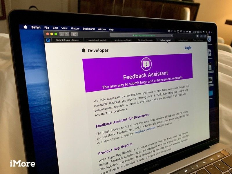 Помощник по обратной связи в macOS