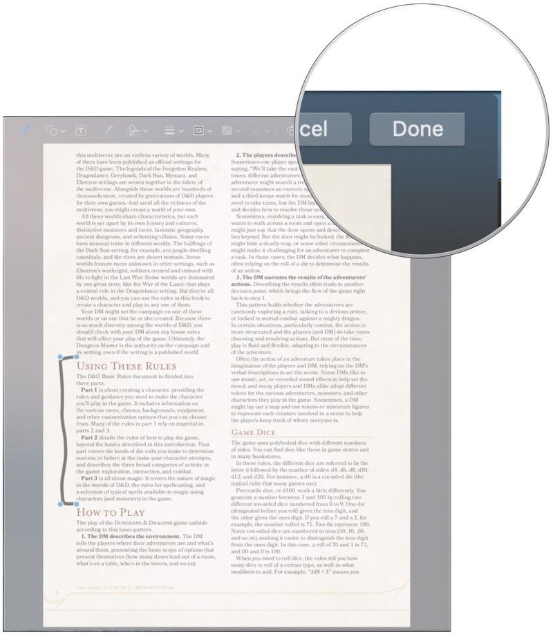 Нажмите Готово