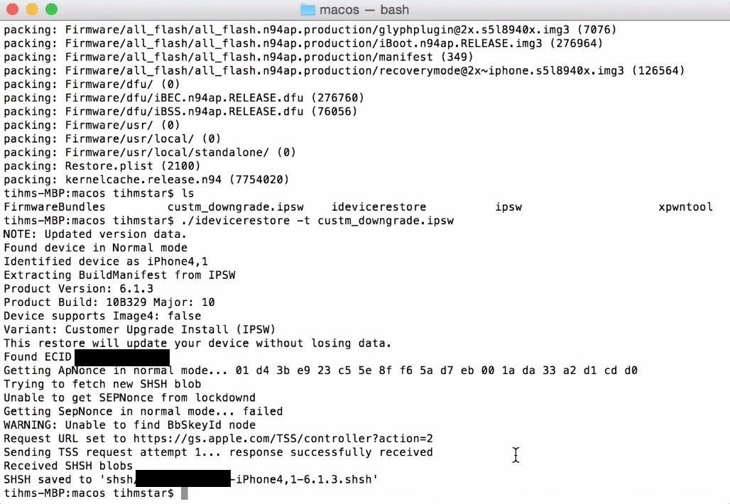 Как понизить ваш iPhone 4S или iPad 2 до iOS 6.1.3