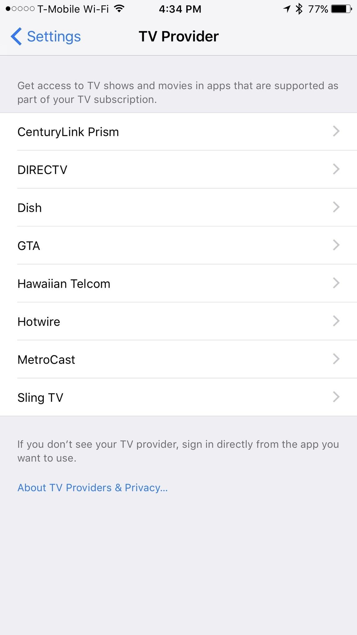 Провайдеры единого входа