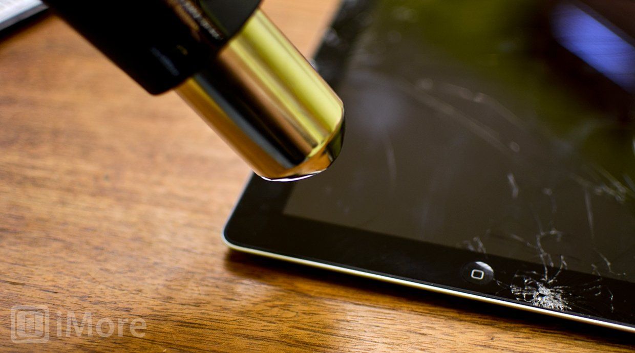 Нагрейте рамку планшета для iPad, чтобы ослабить клей