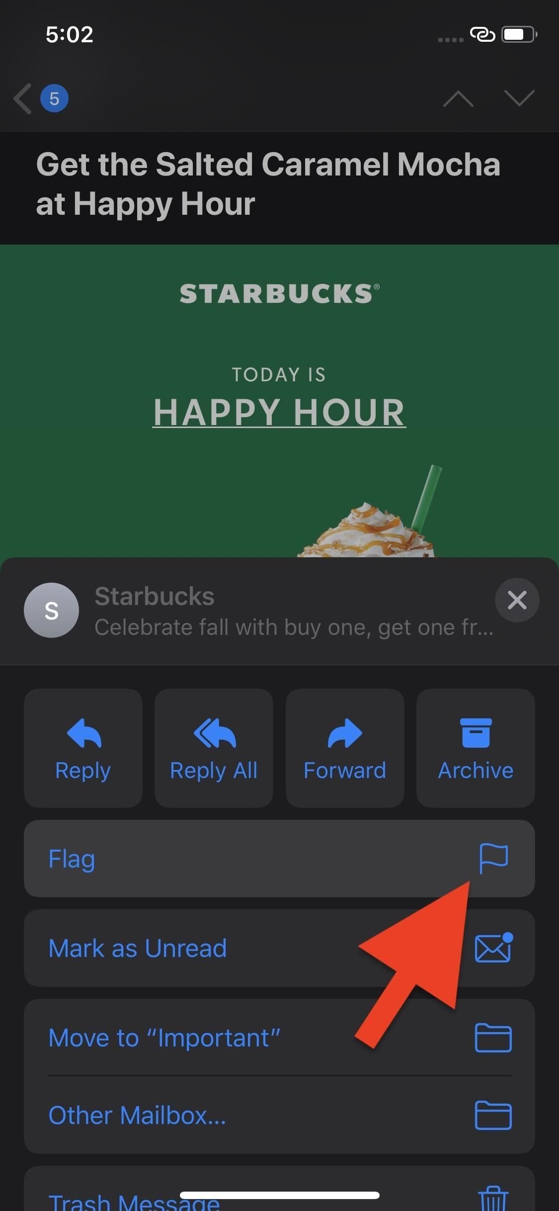 Организуйте электронную почту лучше с вашим iPhone's Hidden Flag Colors