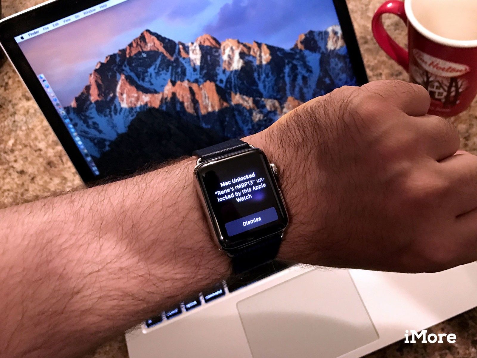 apple watch opening mac