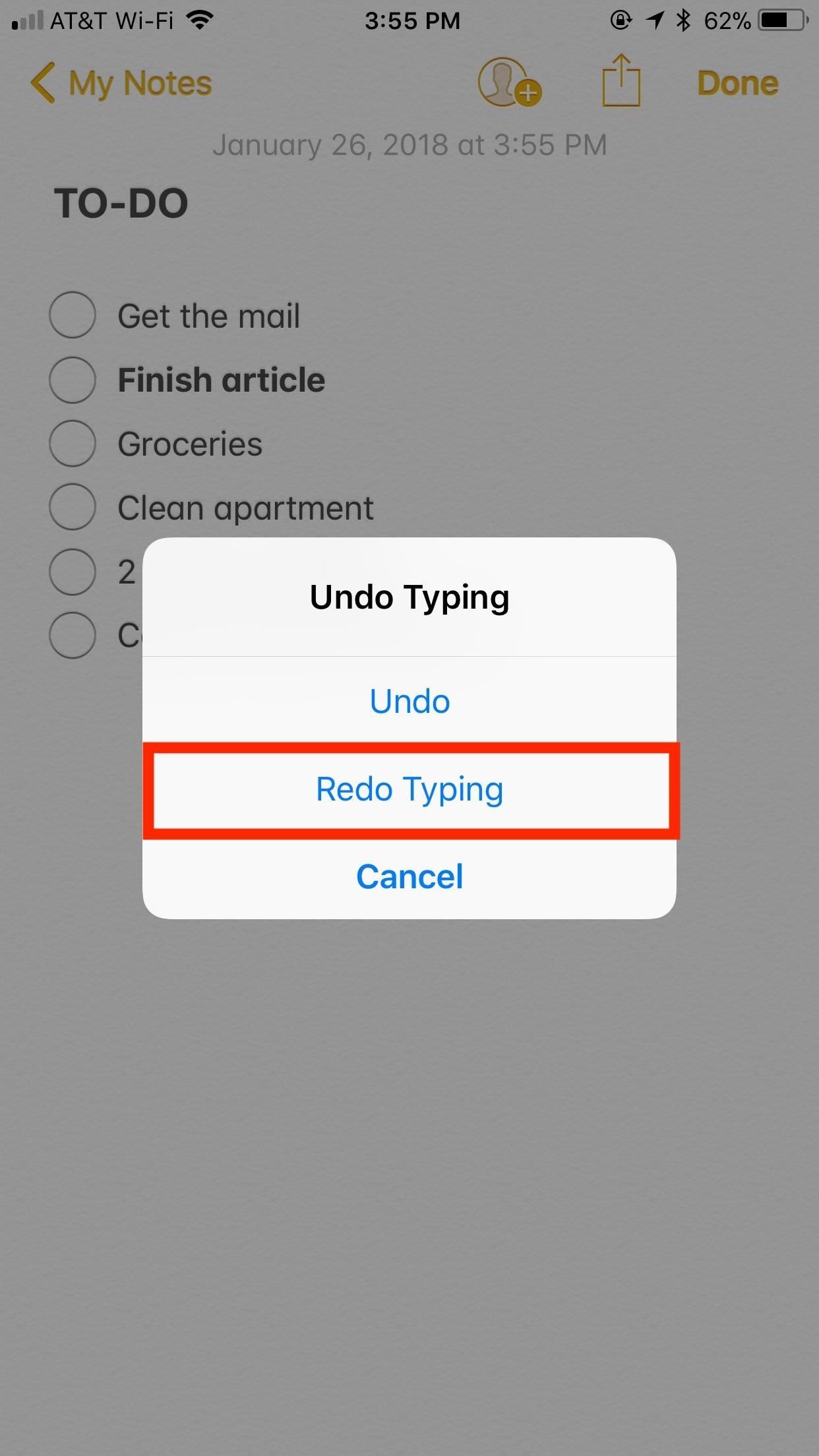 Примечания 101: Как отменить набор текста, рисовать штрихи, удаления и многое другое на вашем iPhone