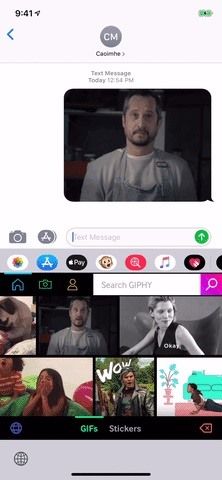 Сделайте анимированные стикеры селфи на вашем iPhone с помощью Giphy's New Keyboard Extension