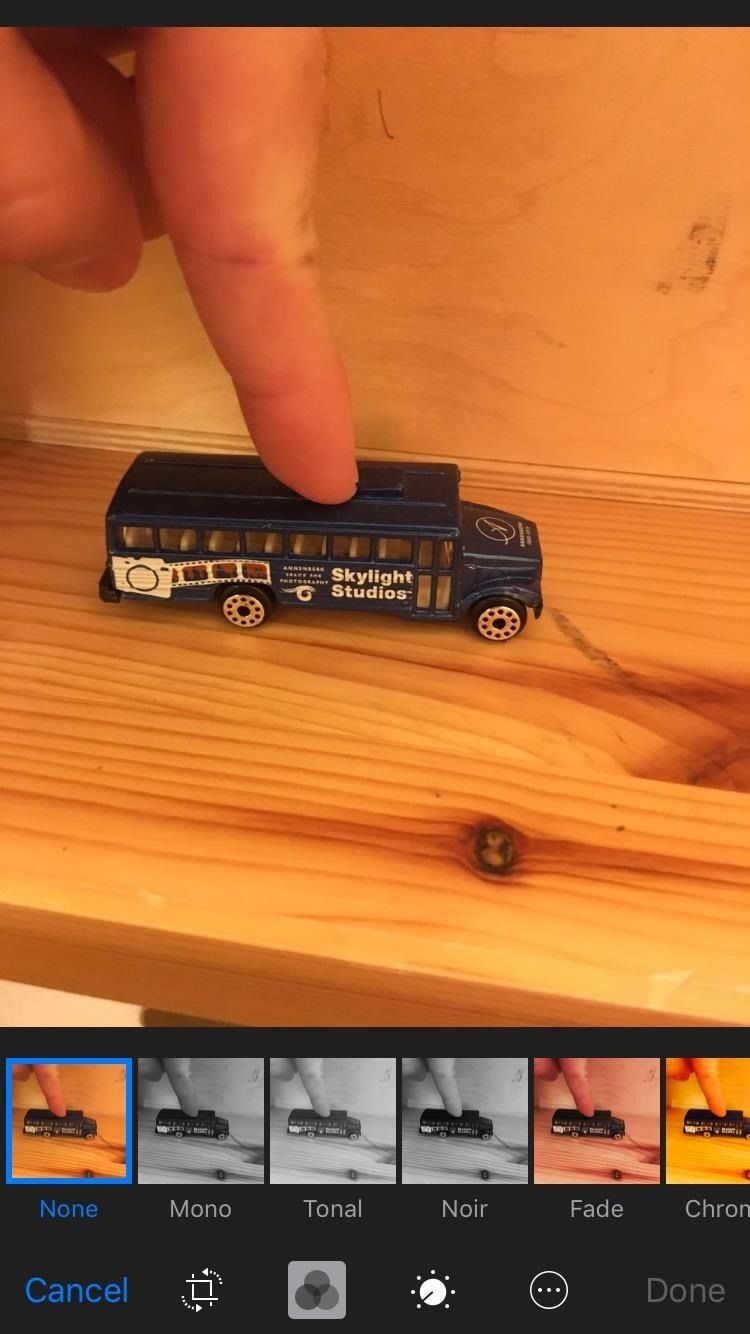 iOS 10 позволяет редактировать, обрезать и добавлять фильтры для живых фотографий на вашем iPhone