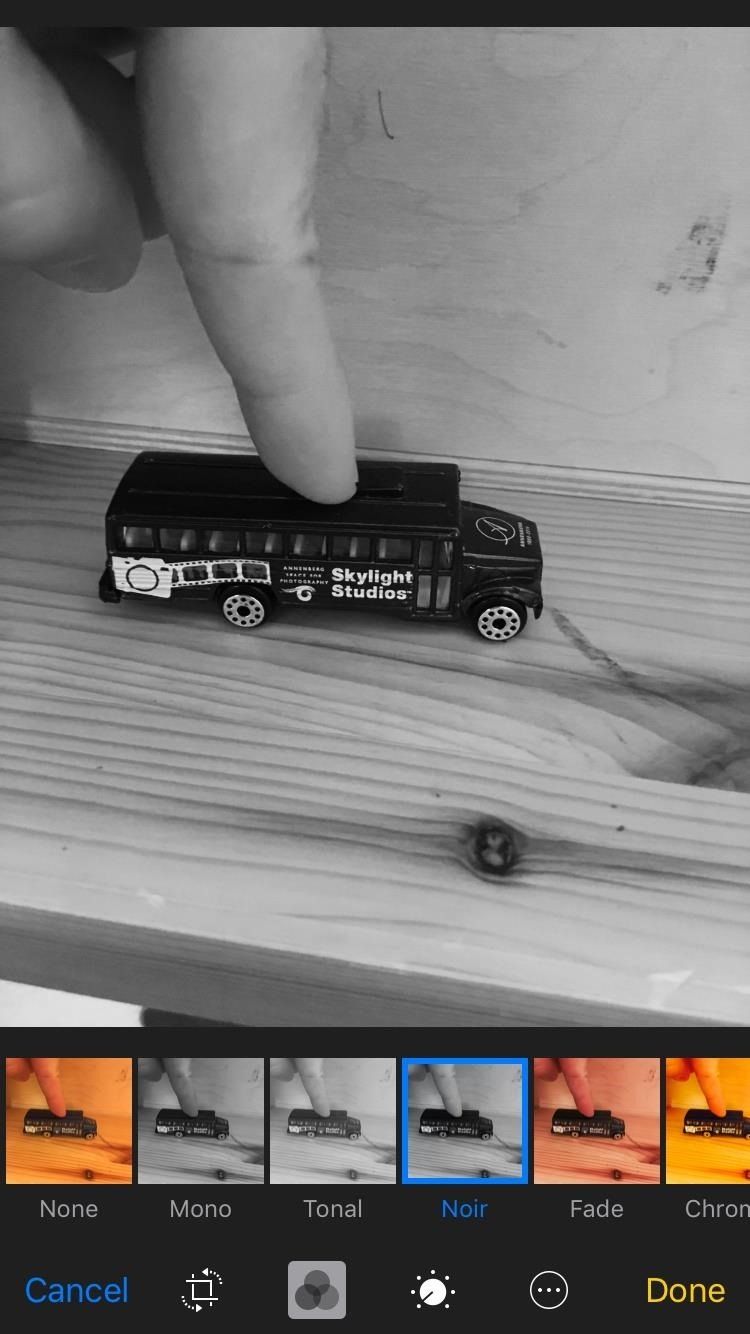 iOS 10 позволяет редактировать, обрезать и добавлять фильтры для живых фотографий на вашем iPhone