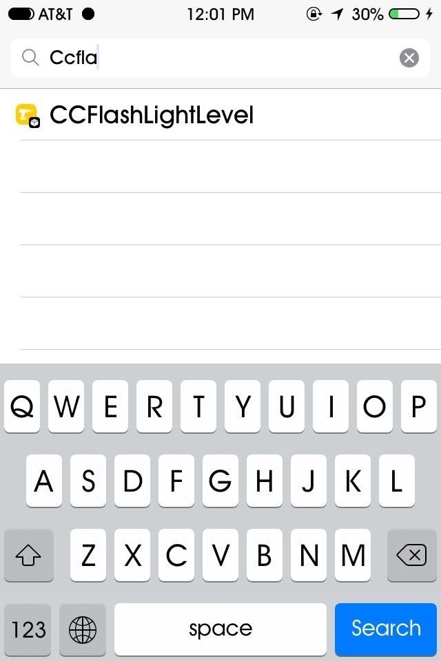 Как добавить диммер в ваш iPhone's Flashlight in the Control Center