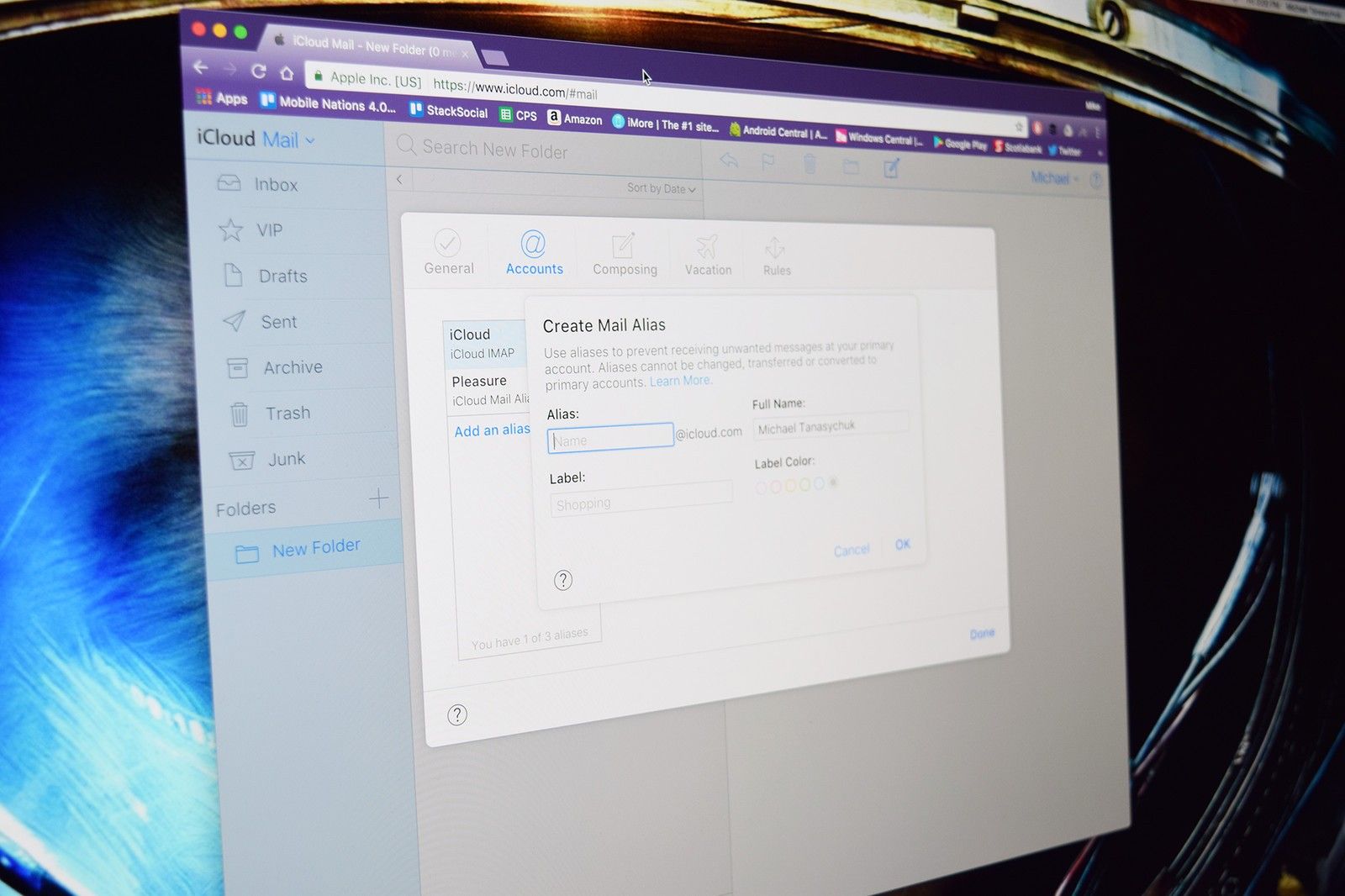 Как настроить псевдоним электронной почты iCloud