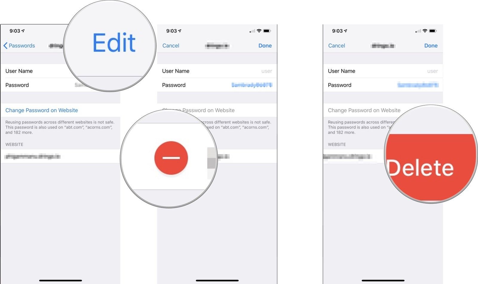 удалить пароль брелка